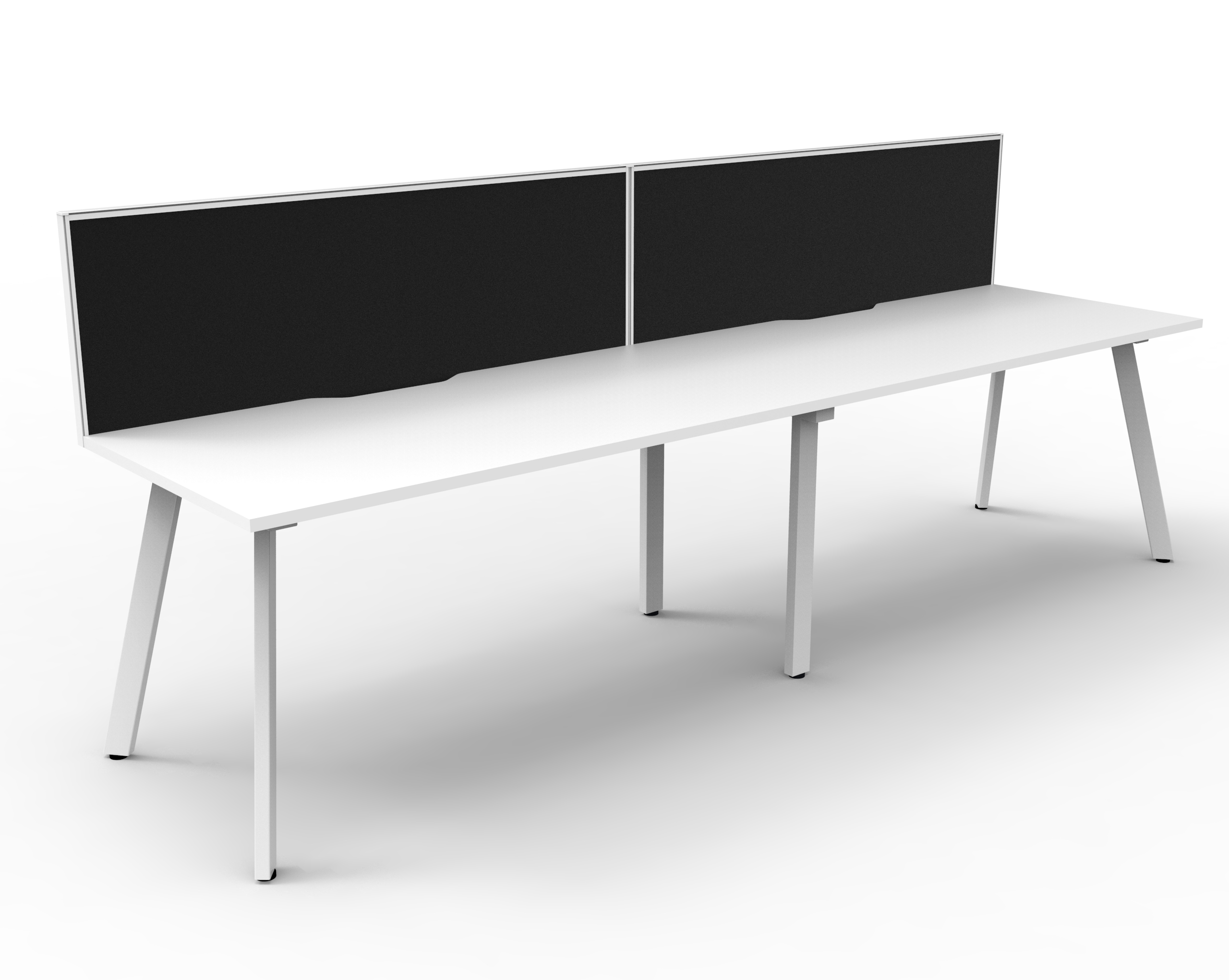Eternity 2 Person Single Sided Workstation - With Screen